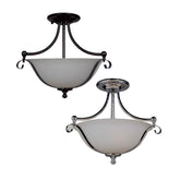 Lode Lighting Indoor Pendants DALLAS 2LT SEMI FLUSH - PENDANT by Lode Lighting Lights-For-You